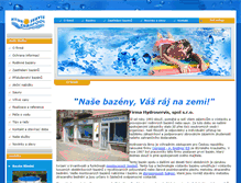 Tablet Screenshot of hydroservis.cz